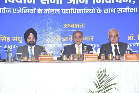 CEC and ECs at poll preparedness review in Bihar