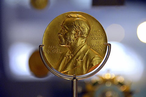Sir Alexander Fleming's Nobel Prize medal at the National Museum of Scotland