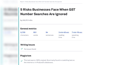 Skipping this simple verification step can lead to fraud, financial penalties and reputational damage. Here are five major risks your business faces when GST verification is overlooked and why making it routine is a smart move.

