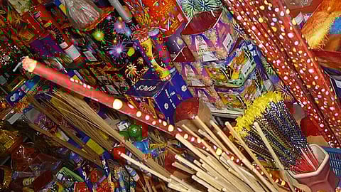 Several different kinds of firecrackers
