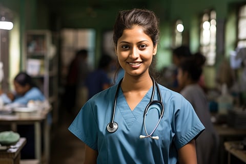 AI generated pic of nurse professional