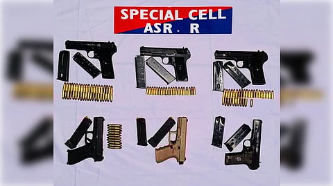 Smuggled guns captured by police