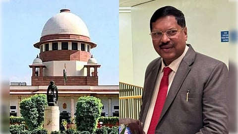 In fram left side SC india and right side CJ Br Gavai