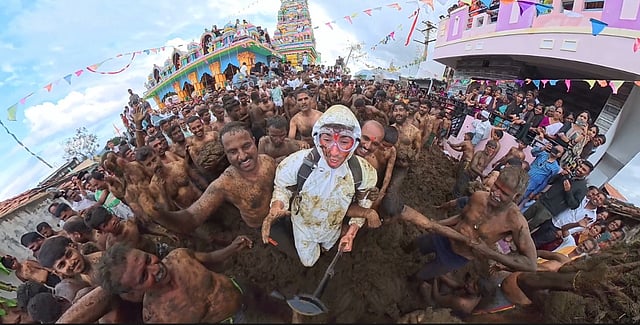 Tyler Oliveira Faces Backlash for Viral Video on Gorehabba, India's Cow  Dung Festival