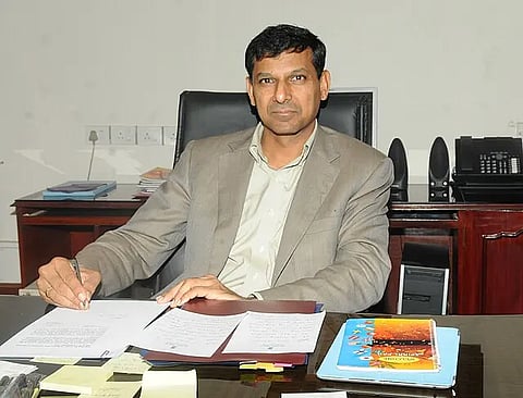 Raghuram Rajan taking charge as the new Chief Economic Advisor in the Ministry of Finance, in New Delhi on August 29, 2012.