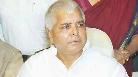 In the image Lalu Prasad Yadav is shown 