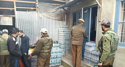 A search and seizure operation undertaken in Srinagar on 9 November 2025.