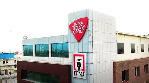In the image India Today group noida office is shown 