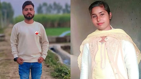 Photos of Mohammad Arman and Kajal Saini composited next to each other.