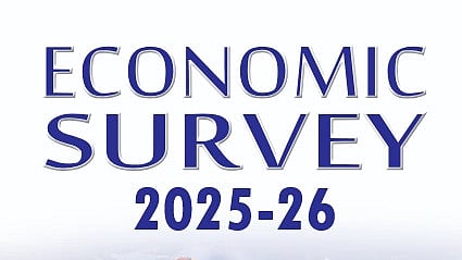 blue text readiing: ECONOMIC SURVEY 2025-26