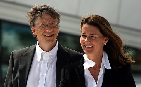 Image of Bill and Melinda Gates during their visit to the Oslo Opera House in June 2009. 