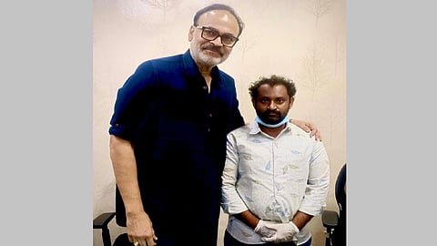 Jana Sena Party MLC Nagendra Babu contributed an additional Rs 25,000 to support Shavali and his family. 