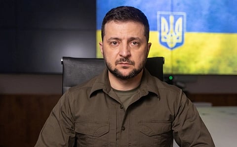 President of Ukraine Volodymyr Zelenskyy address the nation following the Kramatorsk railway station attack