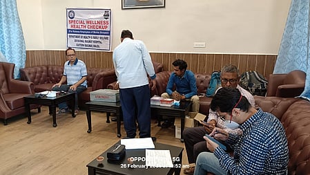 मालदा रेलवे अस्पताल का स्वास्थ्य शिविर: रेलकर्मियों की निःशुल्क जांच