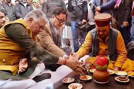 हिमाचल प्रदेश: केंद्रीय मंत्री किरेन रिजिजू ने चंबा में किया आईटीआई बिल्डिंग और स्पोर्ट्स कॉम्प्लेक्स का शिलान्यास