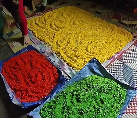 रुद्रप्रयाग में महिला स्वयं सहायता समूह की ओर से प्राकृतिक और हर्बल रंगों का किया जा रहा निर्माण