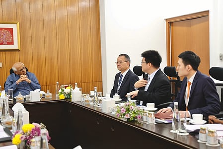 सीएम भूपेंद्र पटेल की गुजरात सेमीकनेक्ट कॉन्फ्रेंस-2026 में हिस्सा लेने आए उद्योगकारों एवं निवेशकों के साथ वन-टू-वन बैठक