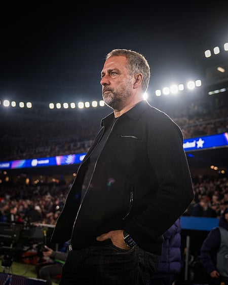 The spotlight will be manager Hansi Flick as FC Barcelona seek victory over Newcastle United at Camp Nou in Barcelona on Wednesday. Photo credit: FC Barcelona