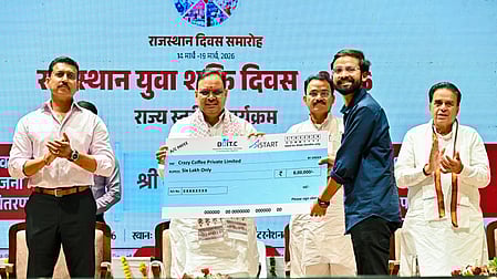 Rajasthan CM distributes skill certificates among 9,432 youth​​ (Photo: @BhajanlalBjp/X)