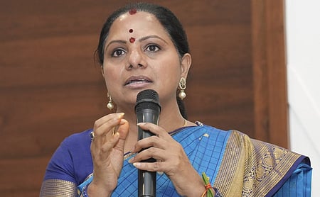 Exercise underway to set agenda of new party: Kavitha ​(Photo: @TJagruthi/X)