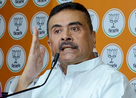 Bengal LoP Adhikari accuses cop of asking BJP leader to join Trinamool