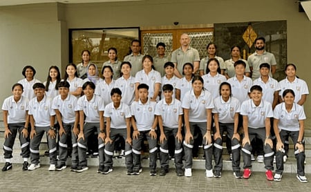 Indian team arrives in Thailand for AFC U20 Women’s Asian Cup