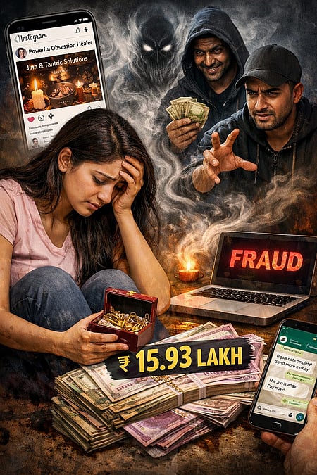 Woman duped of Rs 15.93 lakh in ‘Jinn and Tantric cure’ cyber fraud in Mumbai