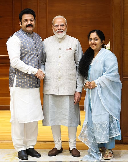 Krishna Kumar counts his blessings as he meets PM Modi with his family