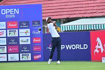 Rashid Khan is best-placed Indian in tied second at DP World PGTI Open (Credit: PGTI)