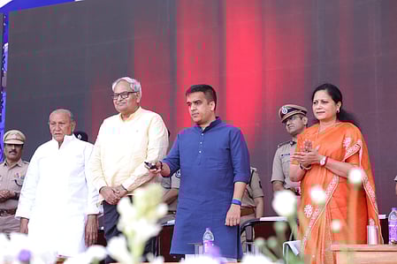 Gujarat Dy CM launches Rs 538 crore projects in Vadodara​ (Photo: @sanghaviharsh/X)