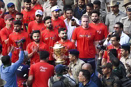 Wasim Jaffer names Royal Challengers Bengaluru (RCB) playing XI ahead of season opener, excludes Phil Salt from the Playing XI in the Indian Premier League (IPL) 2026. Photo credit: IANS