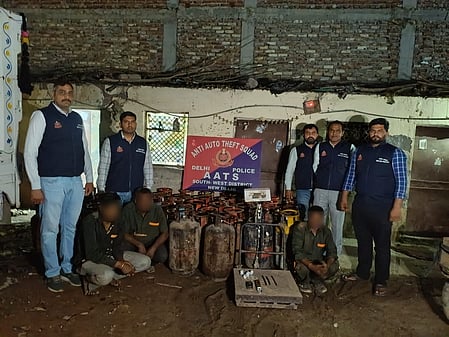 Three arrested as LPG black-marketing racket busted in Delhi, 74 cylinders recovered