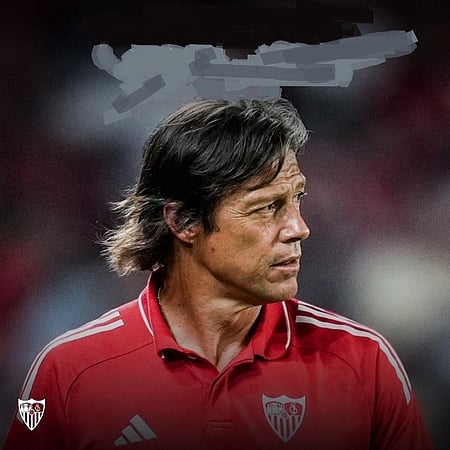 Sevilla sack coach Matias Almeyda following home defeat to Valencia in the La Liga 2025-26 over the weekend. Photo credit: Sevilla FC