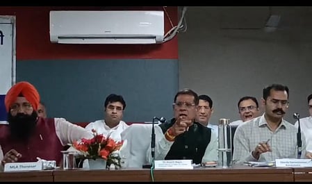 No shortage of domestic LPG in Haryana: Minister​ (Photo: @rajeshnagarfbd/X)