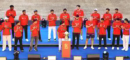 A consortium led by Aditya Birla Group has acquired Royal Challengers Bengaluru, which has both IPL and WPL teams, for Rs 16,660 crore, the company informed regulatory authorities on Tuesday. Photo credit: RCB