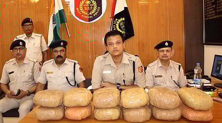 Ahead of Bengal polls, police seize cannabis and firearms from several places