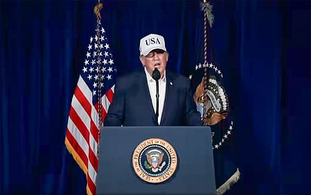 Iran talks on, war ‘won’: Trump ​(Photo: IANS)