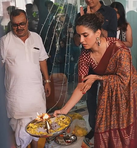 Sanya Malhotra begins shooting for romantic thriller titled ‘Sundar Poonam’