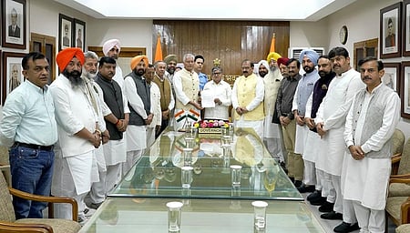 BJP delegation meets Punjab Governor, seeks CBI probe into official’s suicide