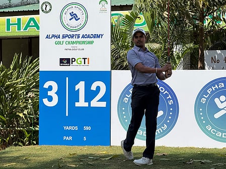 Sunit Chowrasia shoots 65 to take four-shot lead in round two of the fourth leg in the Alpha Sports Academy Golf Championship 2026, the final leg of the 2026 DP World PGTI NexGen at the Patna Golf Club in Patna, Bihar, on Wednesday. Photo credit: Photo credit: PGTI