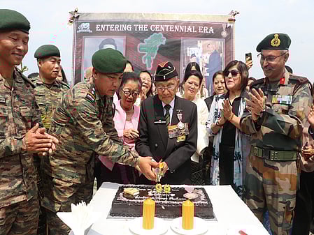 Territorial Army honours 99-year-old Padma Shri awardee, veteran journalist in Aizawl