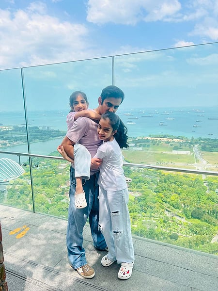 Gautam Gambhir enjoys family time in Singapore after T20 WC glory