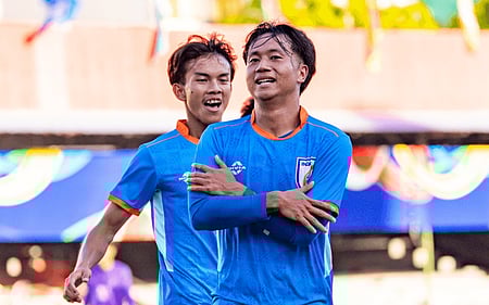 India start SAFF U20 Championship with easy victory over Pakistan at the National Football Stadium in Malé, Maldives, on Thursday. Photo credit: AIFF