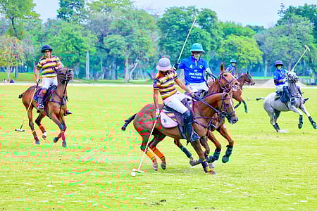 Jindal Panther clinch 10–9 extra-time win over Jaipur Achievers in the Northern India Polo Championship, held at the Jaipur Polo Grounds in New Delhi on Thursday. Photo credit: Northern India Polo Championship