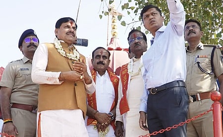 MP CM inaugurates Hanuman Lok, says govt moving from Sankalp to Siddhi​ (Photo: @DrMohanYadav51/X)