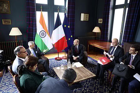 EAM Jaishankar arrives in France to attend G7 Foreign Ministers