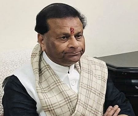 MP: Finance Commission Chairman meets Guv (Photo: @LalSinghArya/X)