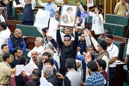 J&K Assembly adjourned after legislators raise slogans against Israeli attack on Iran