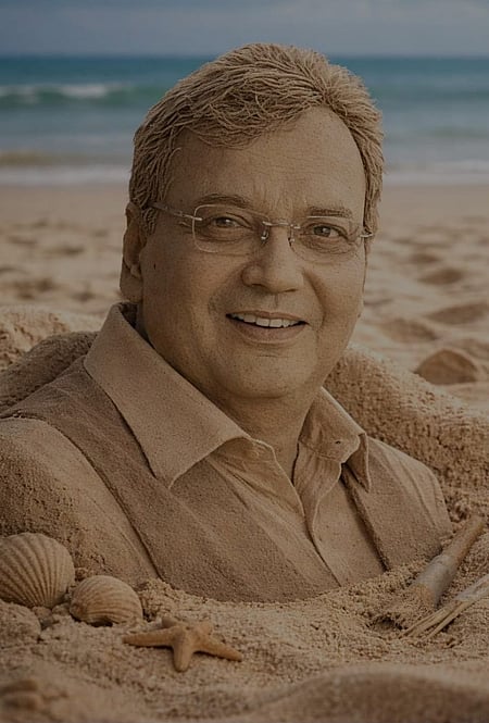 Odisha: Subhash Ghai shares AI sand statue, Sudarsan Pattnaik issues clarification ​ (Photo: @SubhashGhai1/X)