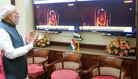 PM Modi watches Surya tilak of Ram Lalla on Ram Navami, prays for nation’s well-being